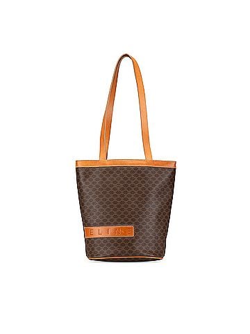 Céline Macadam Coated Canvas Shoulder Bag (view 1)