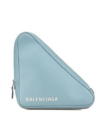 Balenciaga Leather Triangle Clutch M (view 1)