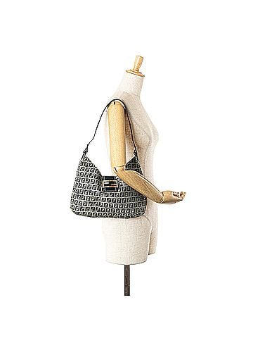 Fendi Zucchino Canvas Shoulder Bag (view 2)