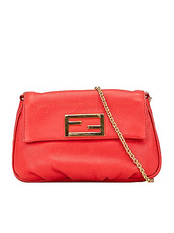 Fendi Leather Fendista Pochette Crossbody (view 1)