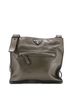 Prada 100% Leather Green Front Pocket Zip Messenger Bag Soft Calfskin Medium One size - photo 1