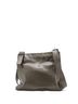 Prada 100% Leather Green Front Pocket Zip Messenger Bag Soft Calfskin Medium One size - photo 4