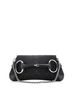 Gucci Black Horsebit Chain Clutch GG Canvas with Leather Medium One size - photo 1