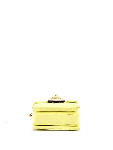 Valentino Garavani One Stud Chain Flap Bag Leather Micro (view 2)