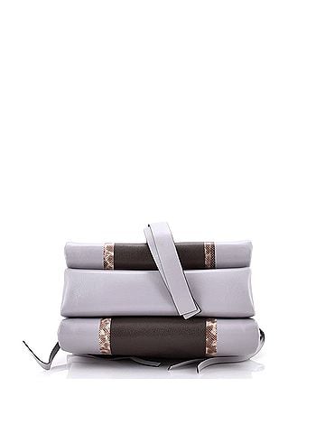 Valentino Garavani VRing Shoulder Bag Printed Leather Small (view 2)