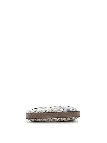 Gucci Courrier Zip Messenger GG Coated Canvas with Applique Medium (view 2)