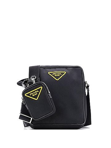 Prada Logo Messenger Tessuto with Rubber (view 1)
