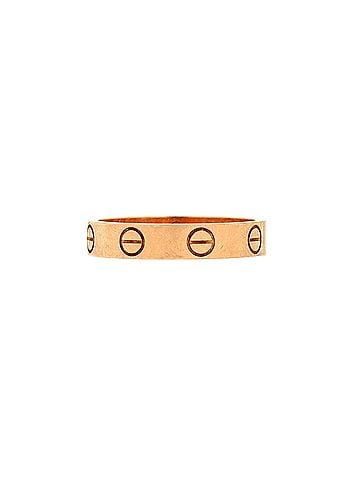 Cartier Love Wedding Band Ring 18K Rose Gold (view 1)