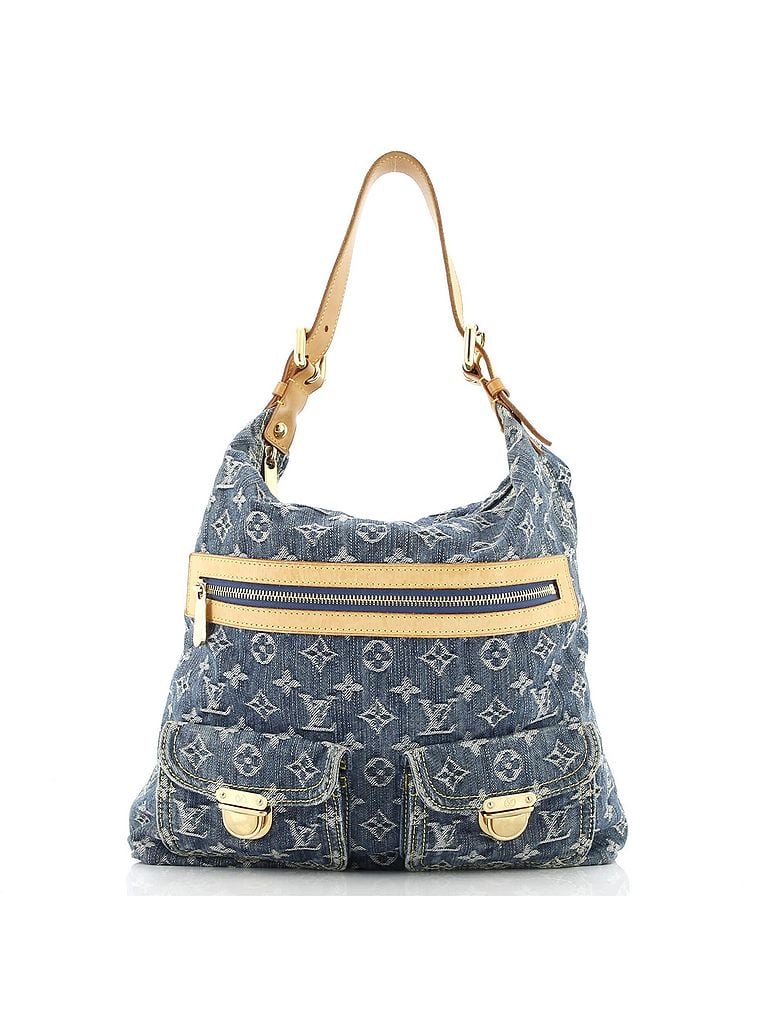 Louis Vuitton 100% Denim Blue Baggy Handbag Denim GM One size - photo 1