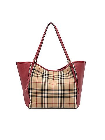 Burberry Small Haymarket Check Canvas Canterbury Tote (view 1)