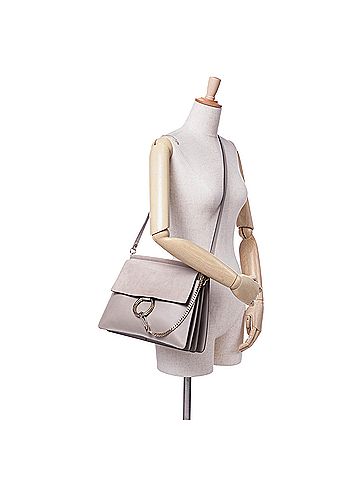 Chloé Medium Calfskin and Suede Faye Crossbody (view 2)