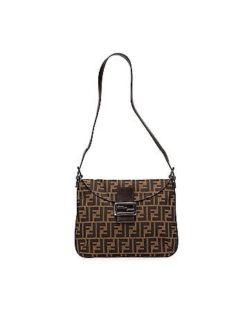 Fendi Zucca Canvas Shoulder Bag (view 1)