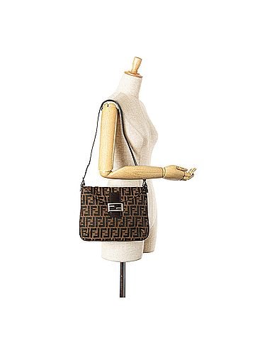 Fendi Zucca Canvas Shoulder Bag (view 2)