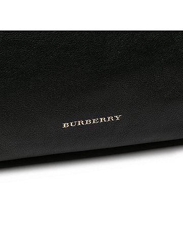 Burberry Medium Leather and House Check Banner Satchel (view 2)