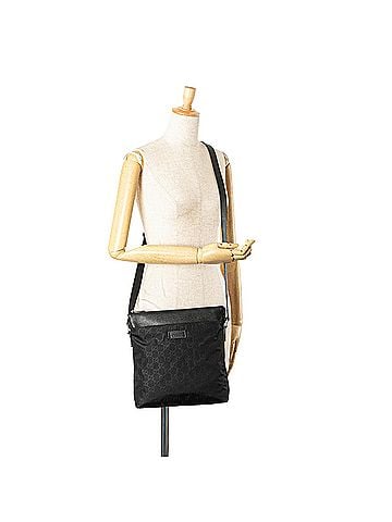 Gucci GG Nylon Flat Messenger Bag (view 2)