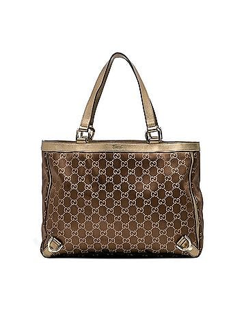 Gucci GG Satin Abbey D Ring Tote (view 1)
