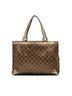 Gucci 100% Satin Brown GG Satin Abbey D Ring Tote One size - photo 1
