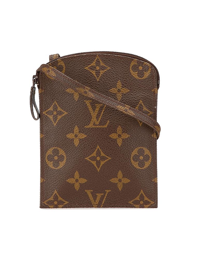Louis Vuitton 100% Coated Canvas Brown Monogram Pochette Secret Passport Holder One size - photo 1