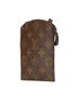 Louis Vuitton 100% Coated Canvas Brown Monogram Pochette Secret Passport Holder One size - photo 3