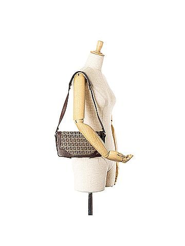 Fendi Zucchino Canvas Shoulder Bag (view 2)