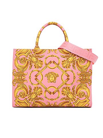Versace Large Canvas Medusa Baroque Print Tote (view 1)