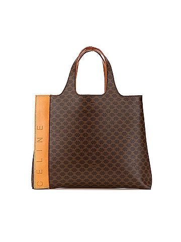 Céline Macadam Coated Canvas Tote (view 1)