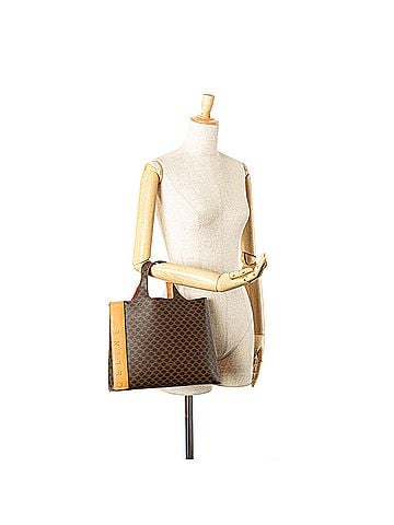 Céline Macadam Coated Canvas Tote (view 2)