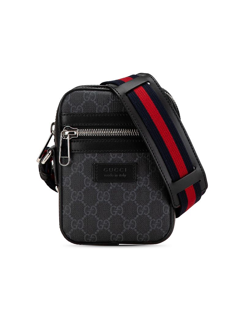 Gucci 100% Coated Canvas Black GG Supreme Web Crossbody One size - photo 1