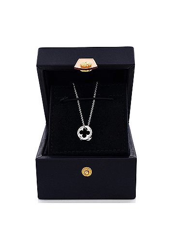 Louis Vuitton Empreinte Pendant Necklace 18K White Gold (view 2)