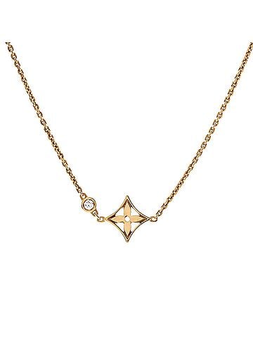 Louis Vuitton Idylle Blossom Pendant Necklace 18K Yellow Gold with Diamond (view 1)