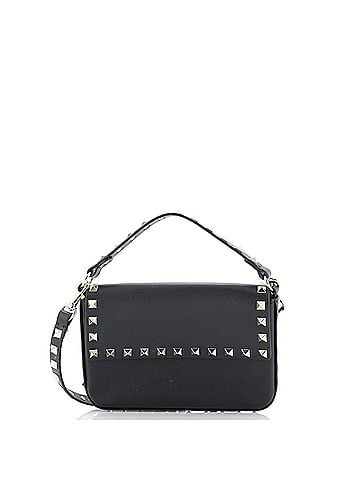 Valentino Garavani Rockstud Top Handle Crossbody Pouch Leather Mini (view 1)