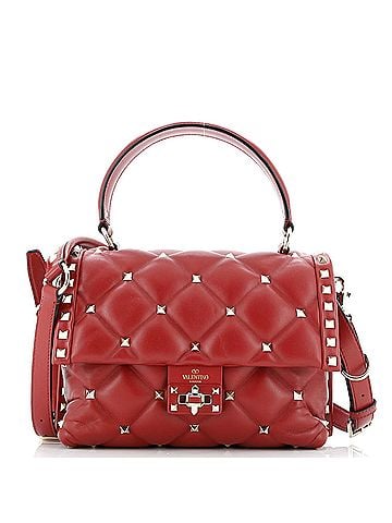 Valentino Garavani Candystud Top Handle Bag Leather Medium (view 1)