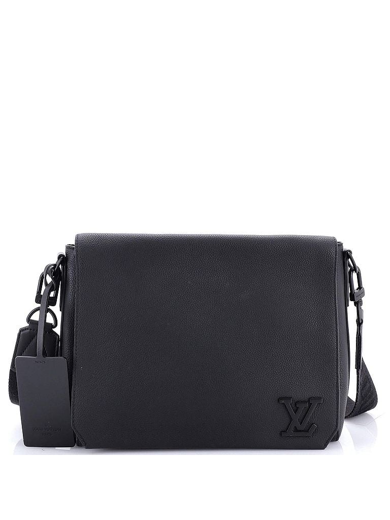 Louis Vuitton 100% Leather Black Aerogram Takeoff Messenger Bag Leather One size - photo 1