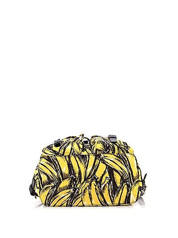 Prada Double Front Pocket Backpack Printed Tessuto Medium (view 2)