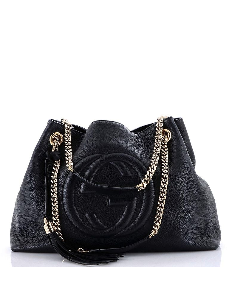 Gucci 100% Leather Black Soho Chain Strap Shoulder Bag Leather Medium One size - photo 1