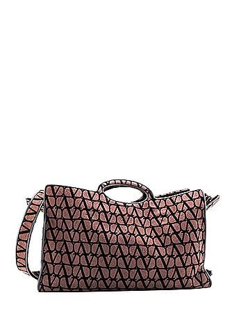 Valentino Garavani Le Troisieme Tote Toile Iconograph Fabric Large (view 1)