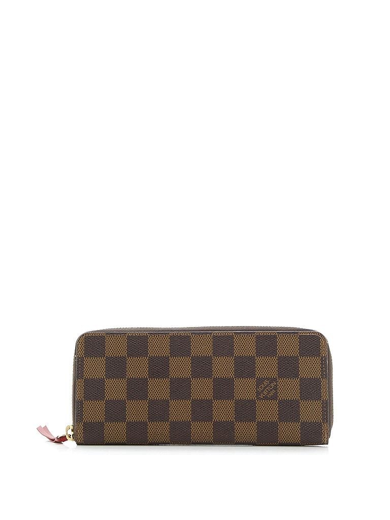 Louis Vuitton 100% Coatead Canvas Brown Clemence Wallet Damier One size - photo 1