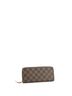 Louis Vuitton 100% Coatead Canvas Brown Clemence Wallet Damier One size - photo 3