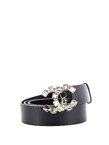 Chanel CC Buckle Belt Leather with Crystal Embellished Metal Medium (view 1)