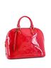 Louis Vuitton 100% Patent Leather Red Alma Handbag Monogram Vernis PM One size - photo 3