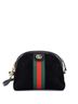 Gucci 100% Suede Black Ophidia Dome Shoulder Bag Suede Small One size - photo 1