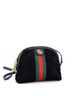 Gucci 100% Suede Black Ophidia Dome Shoulder Bag Suede Small One size - photo 3