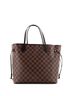 Louis Vuitton 100% Coatead Canvas Brown Neverfull NM Tote Damier MM One size - photo 4