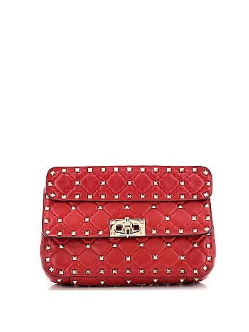 Valentino Garavani Rockstud Spike Flap Bag Quilted Leather Small (view 1)