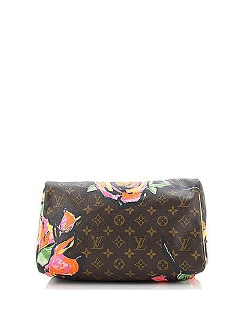 Louis Vuitton Speedy Handbag Limited Edition Monogram Roses 30 (view 2)