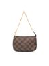 Louis Vuitton 100% Coated Canvas Brown Damier Ebene Mini Pochette Accessoires One size - photo 1