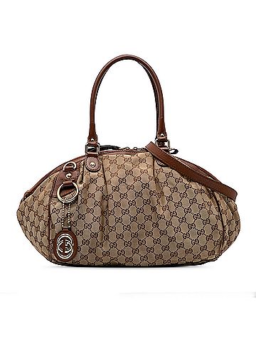 Gucci GG Canvas Sukey  Satchel (view 1)