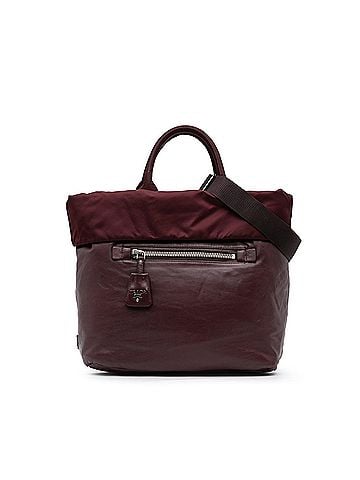 Prada Tessuto and Nappa Reversible Satchel (view 1)