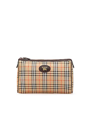 Burberry Haymarket Check Canvas Clutch (view 1)