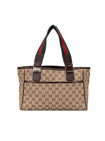 Gucci GG Canvas Web Pop Tote (view 1)
